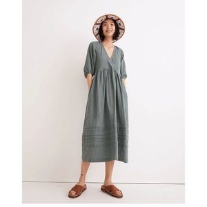 Madewell Marianna Puff Sleeve MIDI Dress